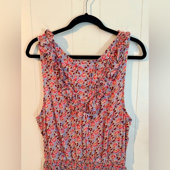 Free People Women's I'm Your Favorite Floral Mini Dress, Size L - Picture 7 of 15